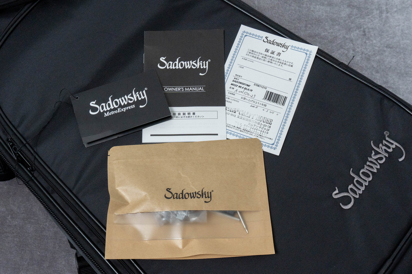 【used】Sadowsky / MX22 WL4 BLK/R 3.974kg #SMX A 001370-25【GIB Hyogo】