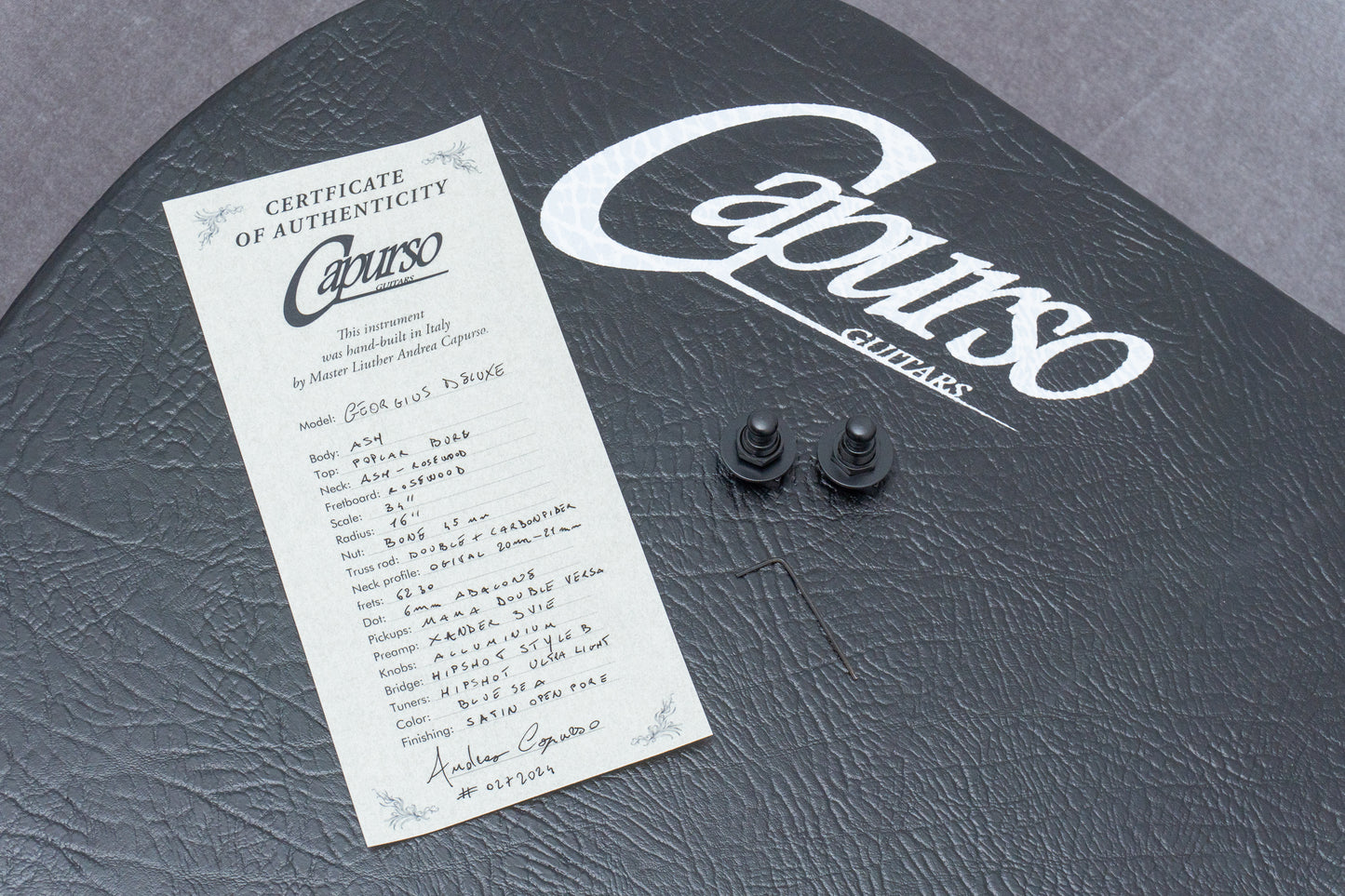 【new】Capurso Guitars / Georgius Deluxe 5st 3.910kg【GIB Yokohama】