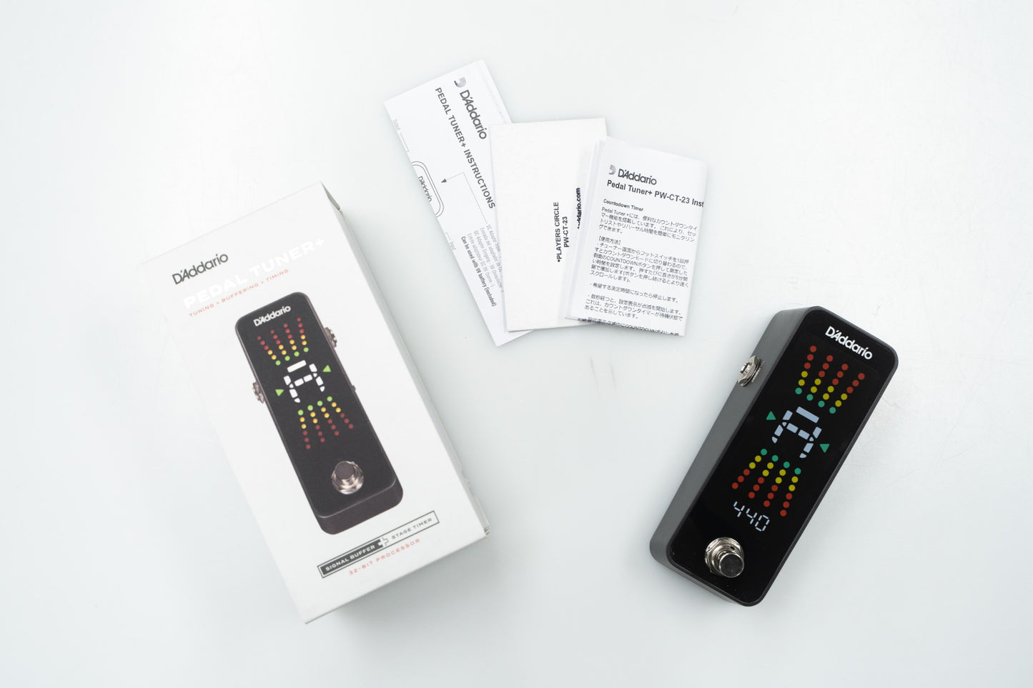 【new】D'addario / Chromatic Pedal Tuner + PW-CT-23【GIB Yokohama】
