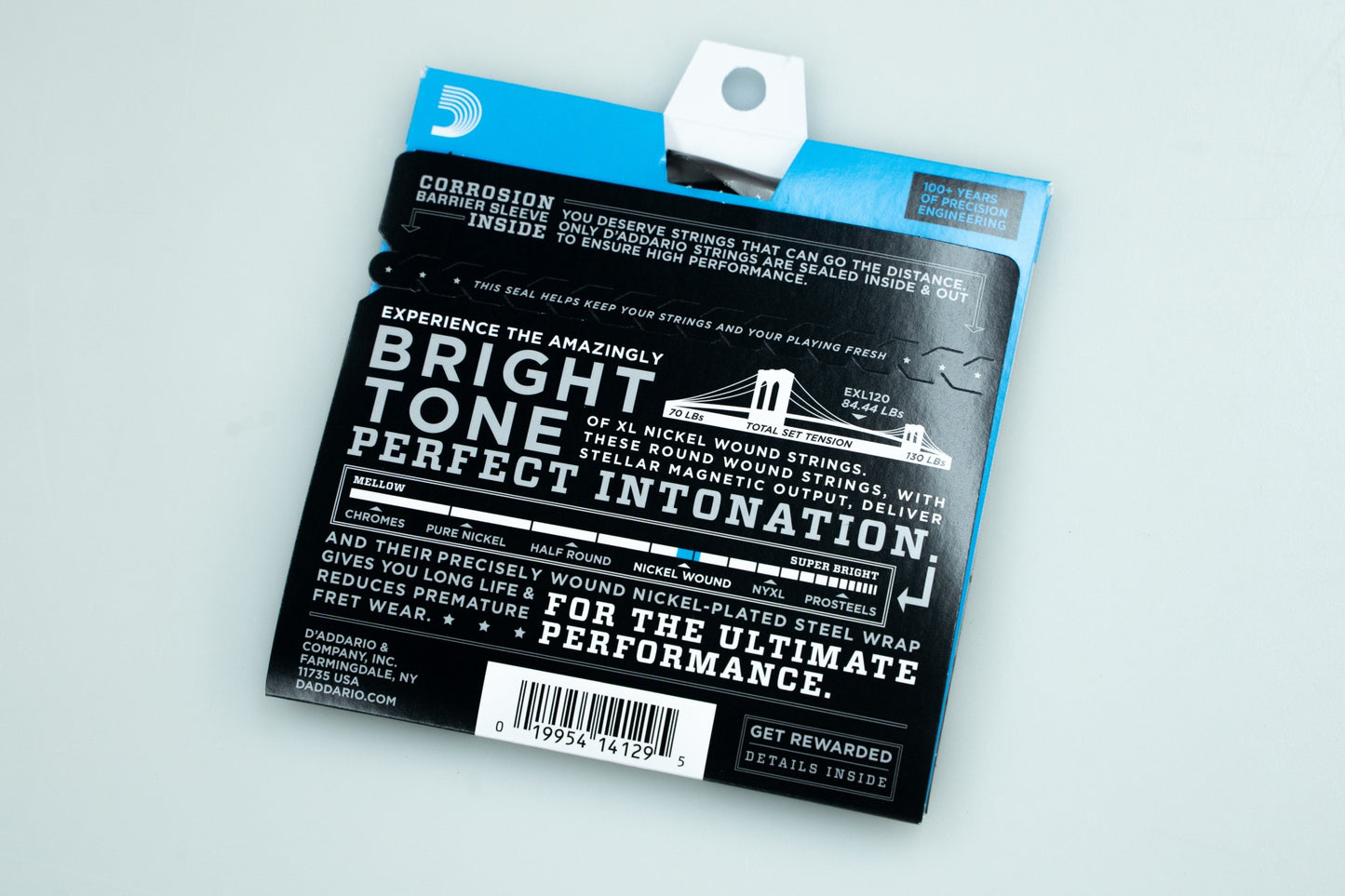 【新貨到】D'Addario / EXL120 鎳纏繞電吉他弦 超輕 09-42【GIB 橫濱】