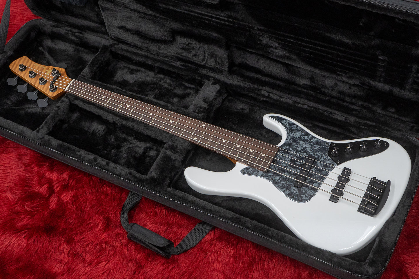 【new】Kikuchi Guitars / Custom Bass 5 / snowflake whilte pearl #14 3.6kg【GIB Yokohama】