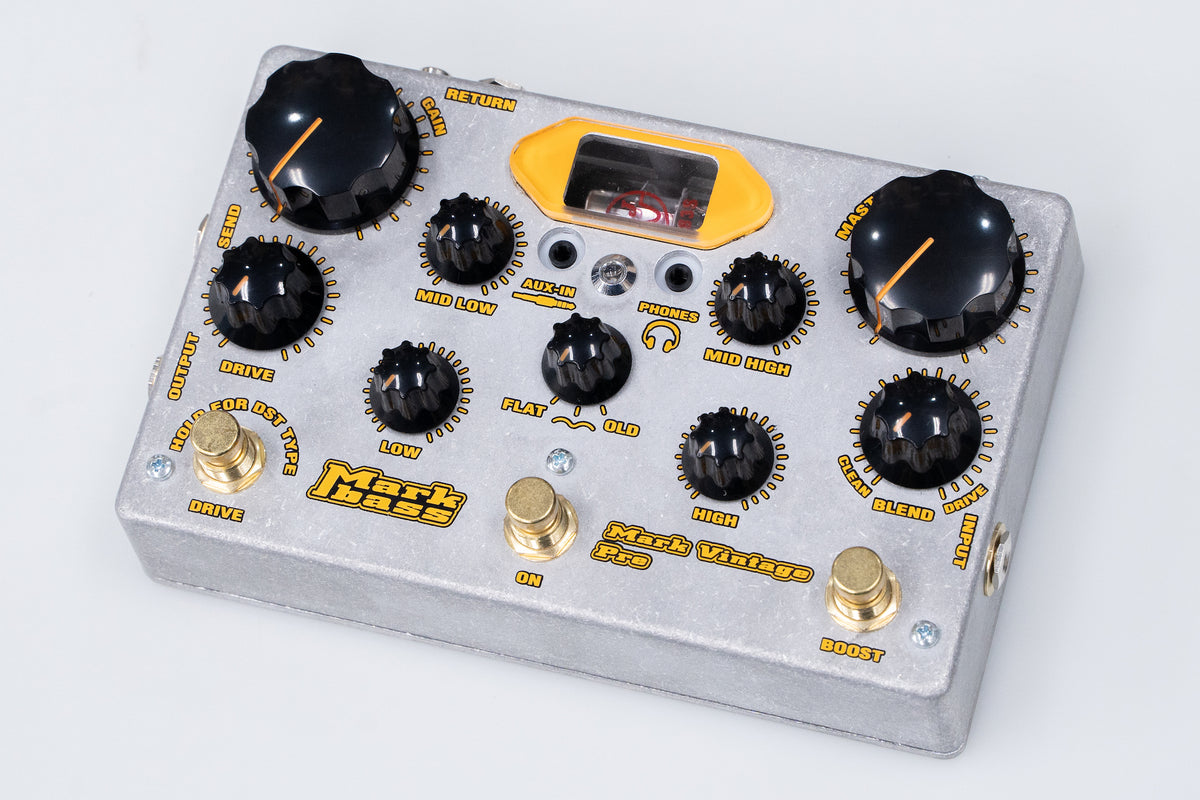 ベース MARKBASS Mark Vintage Pre MAK-VPRE Markbass Mark Vintage Pre Tube Bass Preamp Pedal | Music & Arts