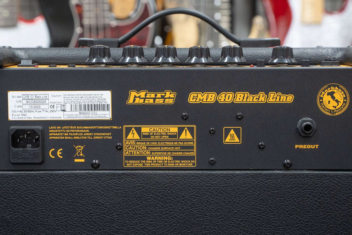 【new】Markbass / CMB 101 Black Line Combo Bass Amp 40W【GIB Yokohama】