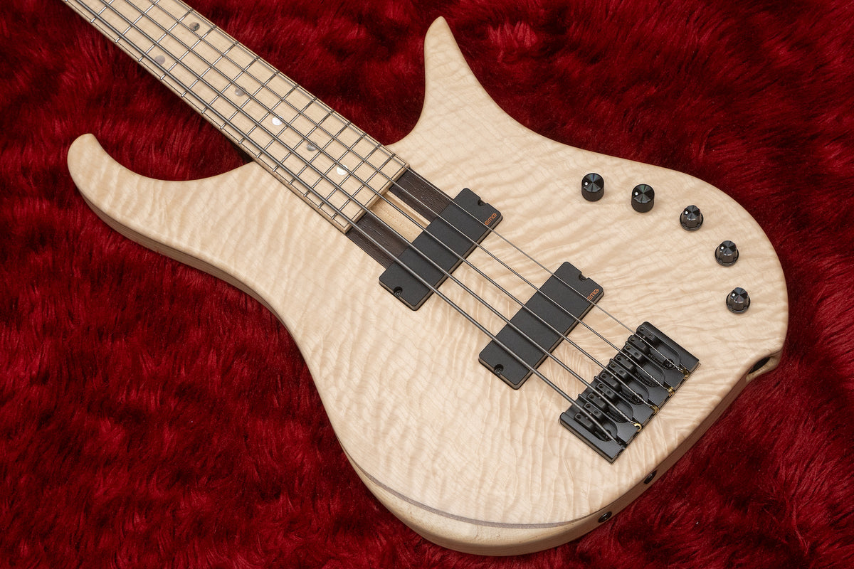 new】Minamo Guitars / S2 5 Sstrings Quilted Maple 4.25kg #18