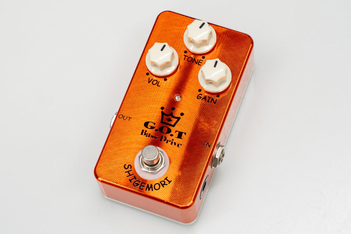 ベース shigemori G.O.T Bass Drive Shigemori G.O.T Bass Drive - 上質な真空管ベースアンプを歪ませた時