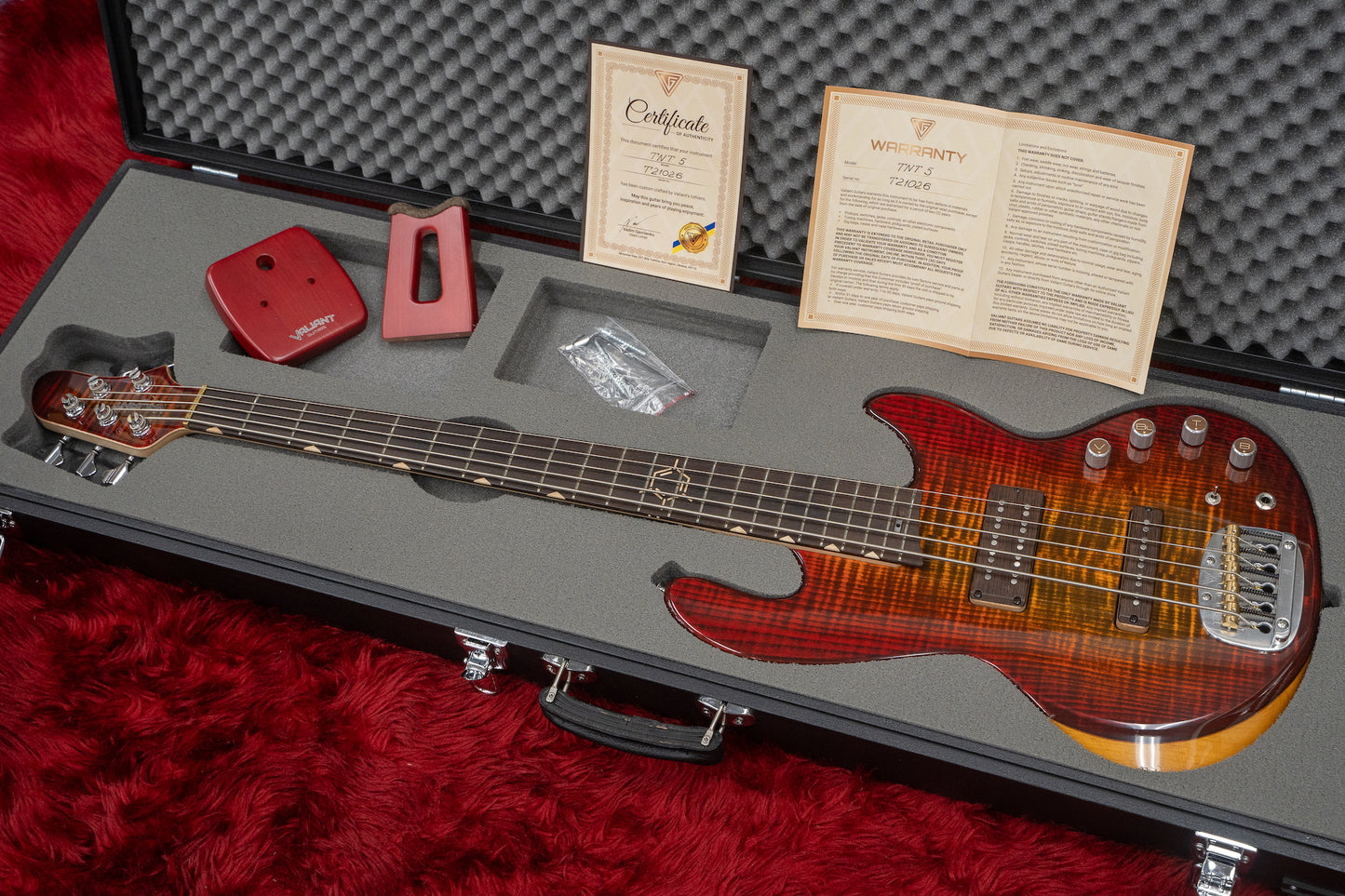 【used】Valiant Guitars / TNT5 Red Tiger #T21026 4.115kg【GIB Yokohama】