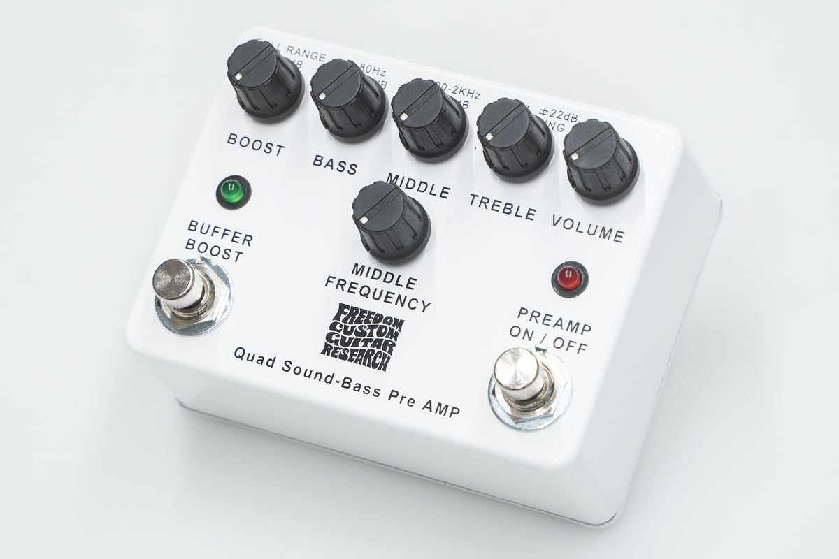 ベース Freedom Quad Sound Bass Pre Amp used】FREEDOM CUSTOM GUITAR RESEARCH / Quad Sound-Bass Preamp SP