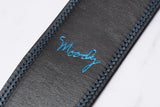 【new】moody Straps / Leather - Leather 2.5"" Long Black / Blue【GIB Yokohama】