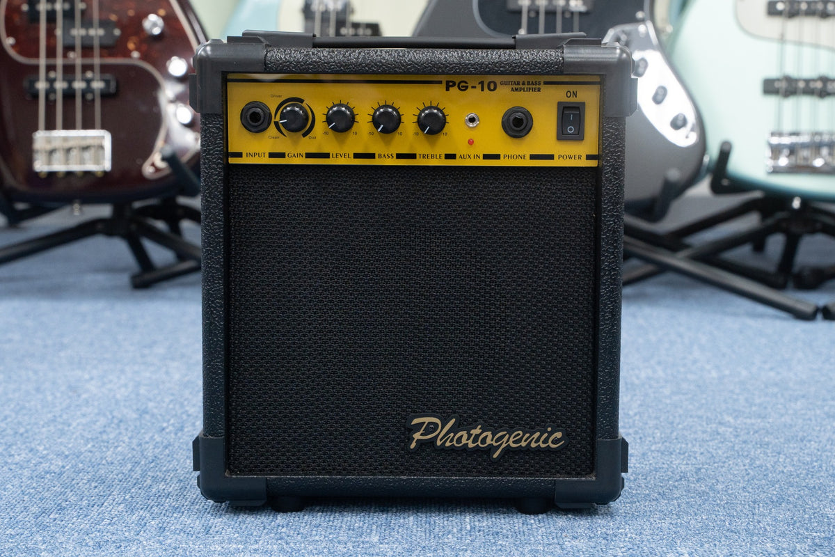 アンプ Photogenic GUITAR & BASS AMPLIFIER PG-10 Photogenic Photogenic Guitar Bass Amp With Overdrive
