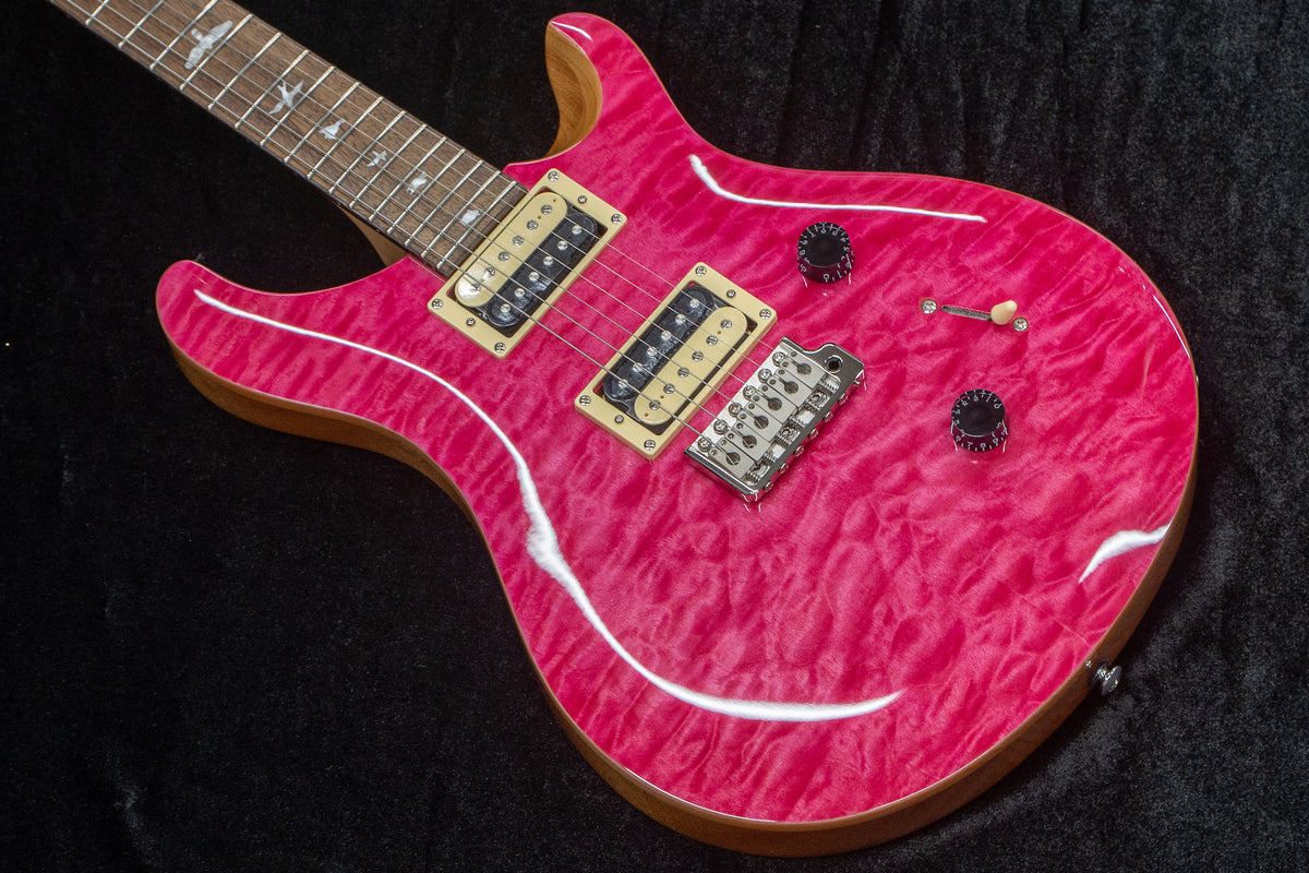 PRS SE Custom 24 Electric Guitar, Bonnie Pink