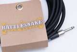 【new】Rattlesnake Cable / 20ft Standard in Black S/S 【GIB Yokohama】