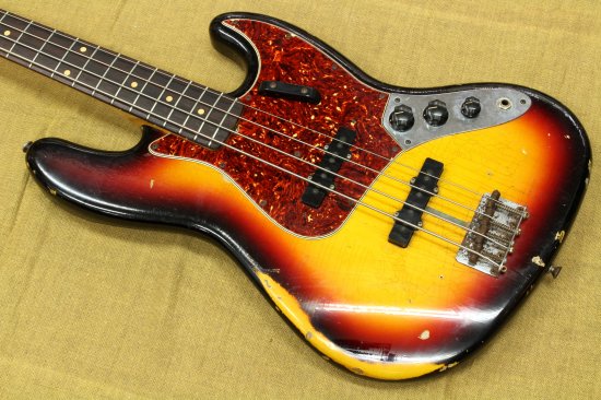ベース Fender Custom Shop 1964 jazz bass 3TS Fender Custom Shop 1964 Jazz Bass 3TS Heavy Relic – Bass Shop Geek