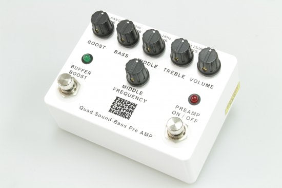 Freedom Quad Sound-Bass Pre-AMP – Bass Shop Geek IN Box