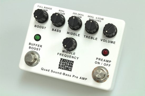 Freedom Quad Sound-Bass Pre-AMP – Bass Shop Geek IN Box