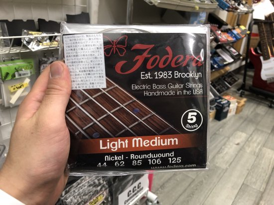 Fodera Strings 5st. Nickel Light Medium 44-125