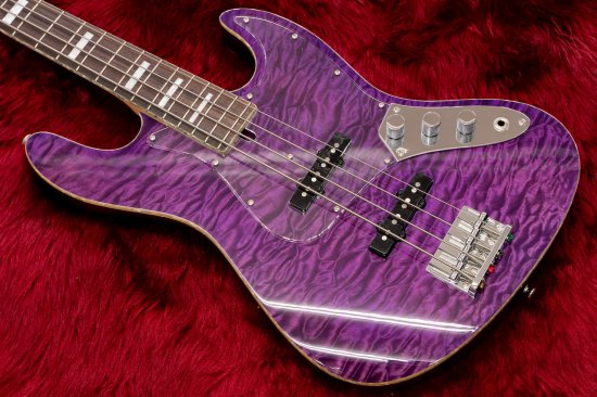 중고] BACCHUS B-Custom QM PURPLE MOD FENDER C/S PU # G05336 3.96kg 