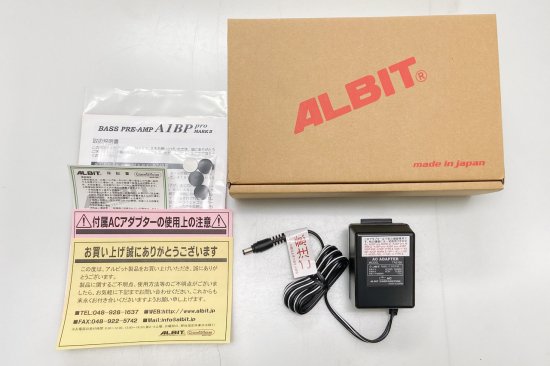 【new】ALBIT A1BP pro MARK II ベース用プリアンプ/DI【GIB Yokohama】