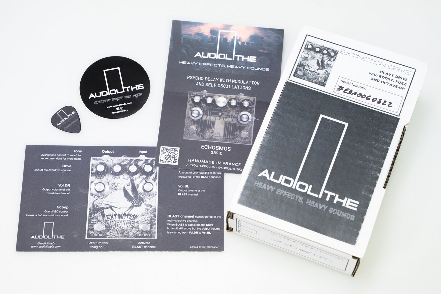 【new】AUDIOLITHE / EXTINCTION DRIVE【GIB Yokohama】
