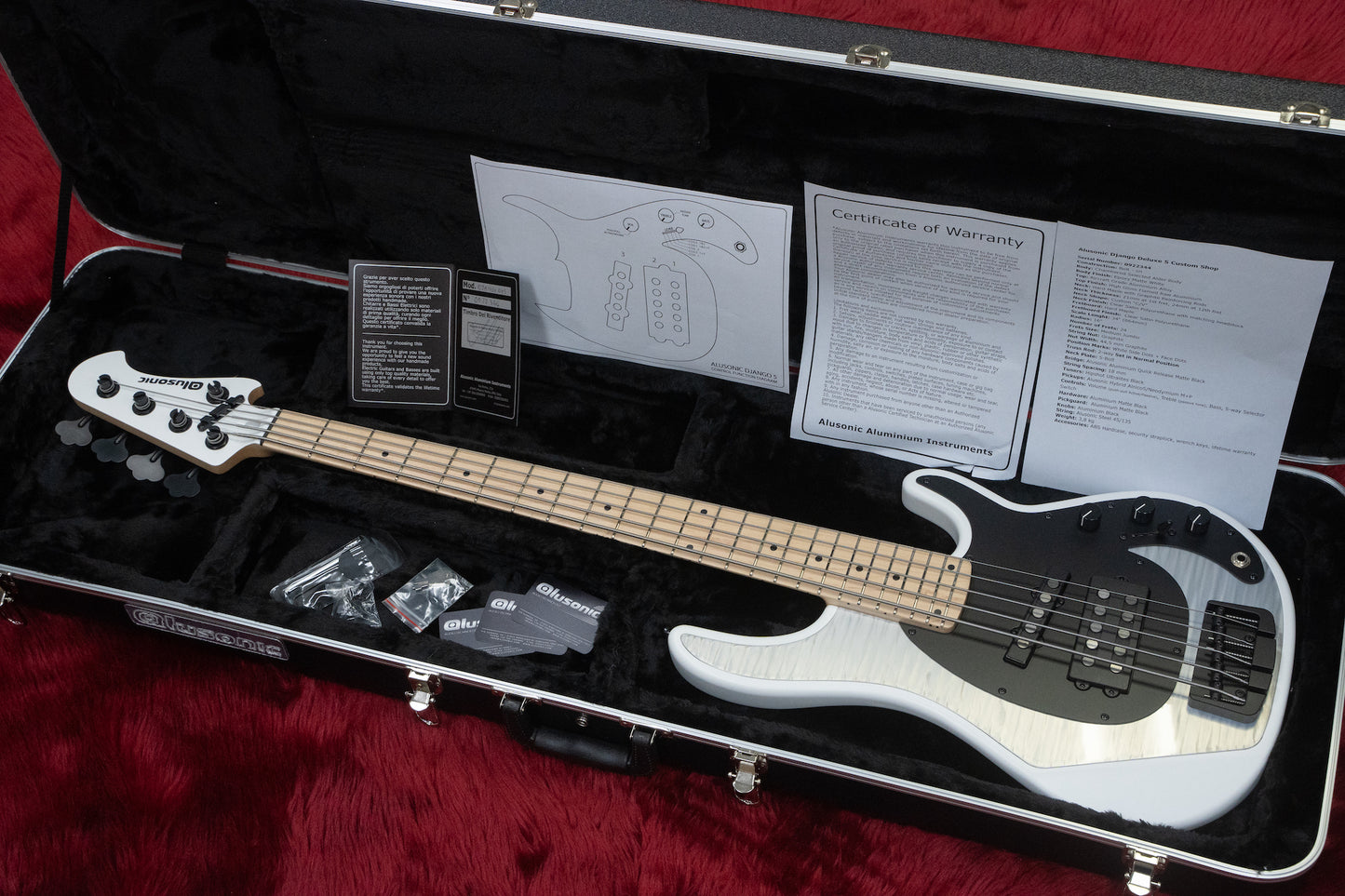 【new】Alusonic / Django 5 DX White #0922344 3.63kg【GIB Yokohama】