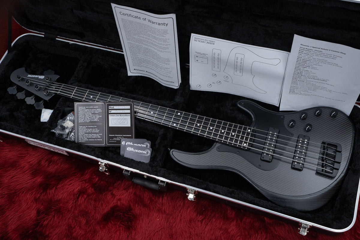 【new】Alusonic / J-Special 5strings Carbon #1022351 3.74kg【GIB Yokohama】