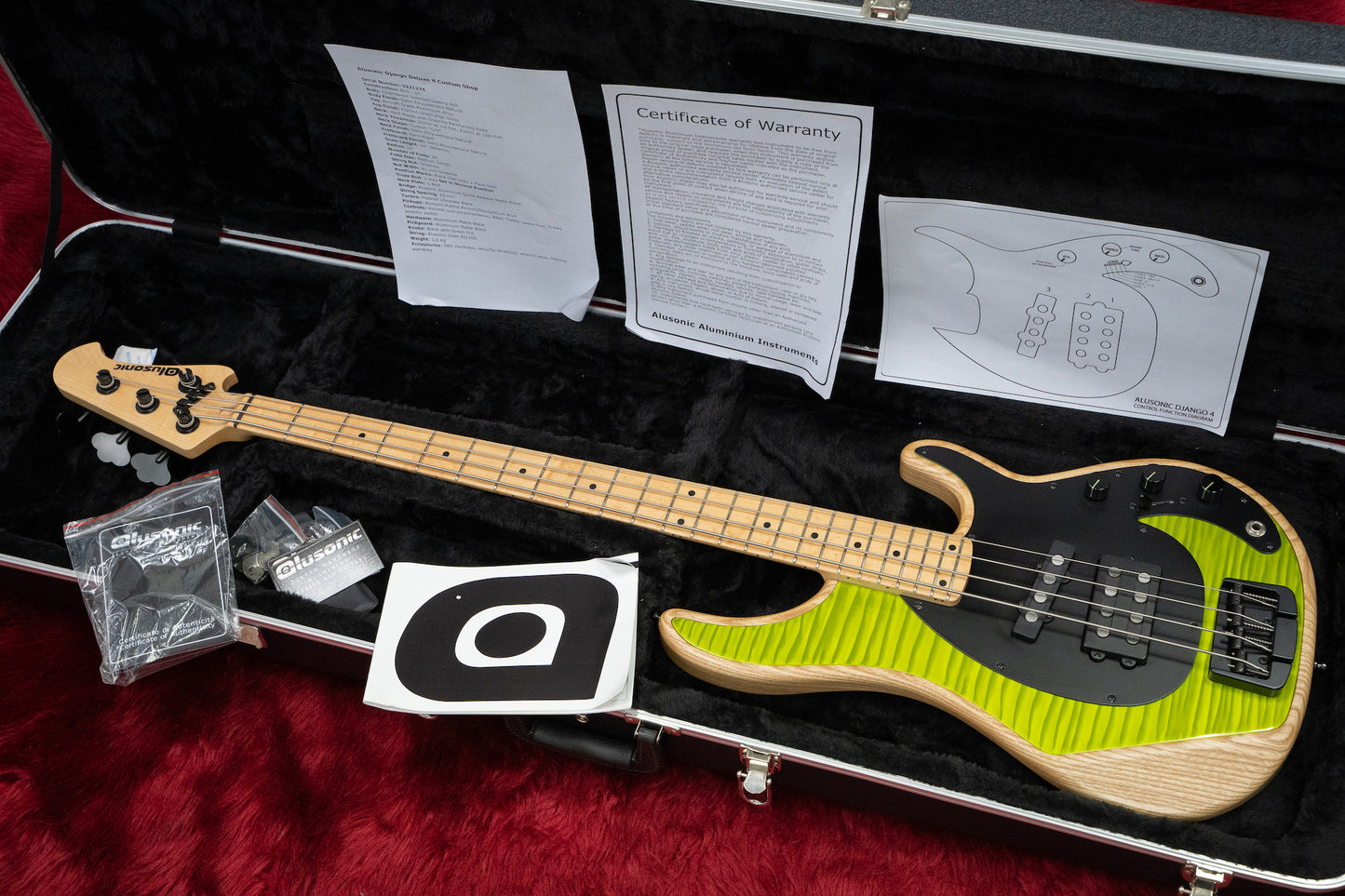 【中古】Alusonic / Django Deluxe 4 Natural / Green #0221274 3.71kg【GIB Yokohama】