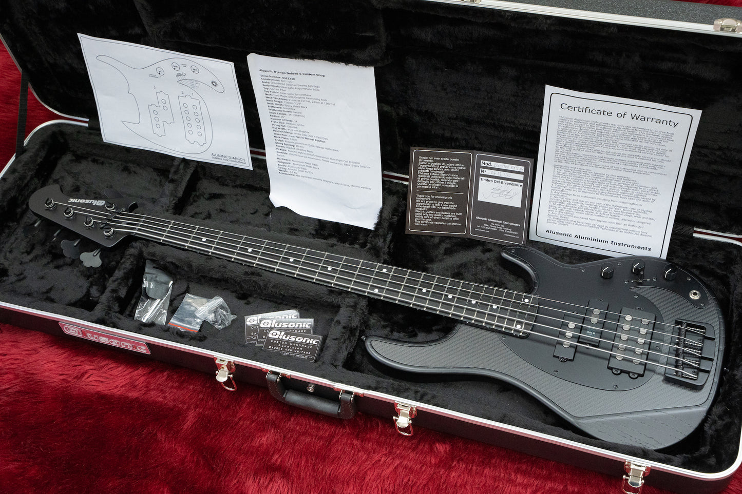 【新品】Alusonic / Django Deluxe 5 Carbon PH #0422330 3.57kg【GIB橫濱】