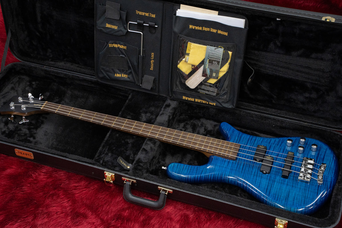 【二手】Warwick / Streamer LX 4弦 Ocean Blue Stain Highpolish 塗裝 德國製造 #K 158921012 4.04kg【GIB Yokohama】