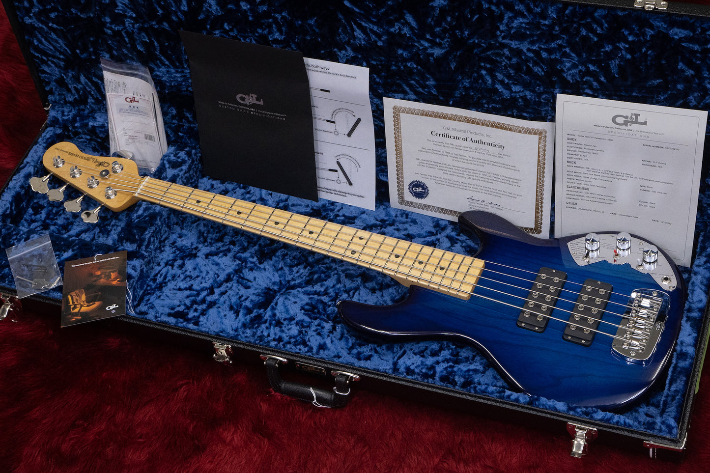【outlet】G&L / CLF Research L2500 Blueburst S750 MP #CLF2202319 4.56kg【GIB Yokohama】