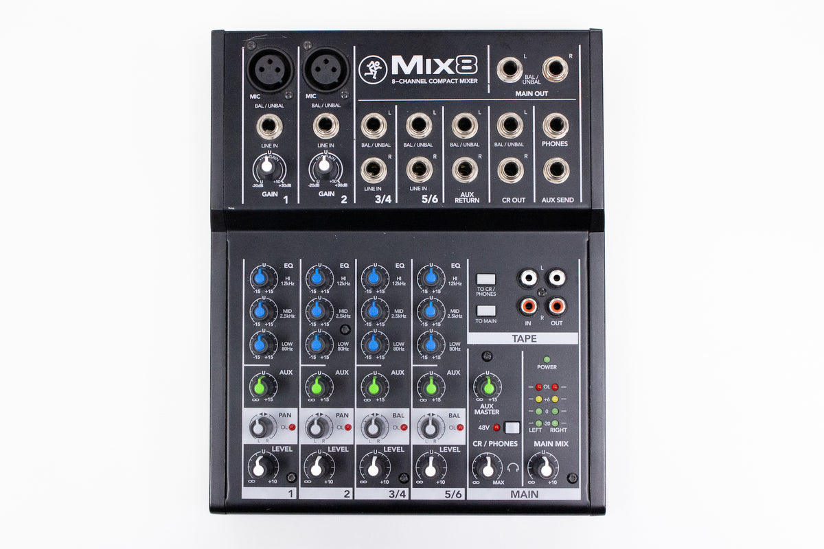 Maciページ Mackie MobileMix 8-Channel USB-Powerable Mixer for A/V