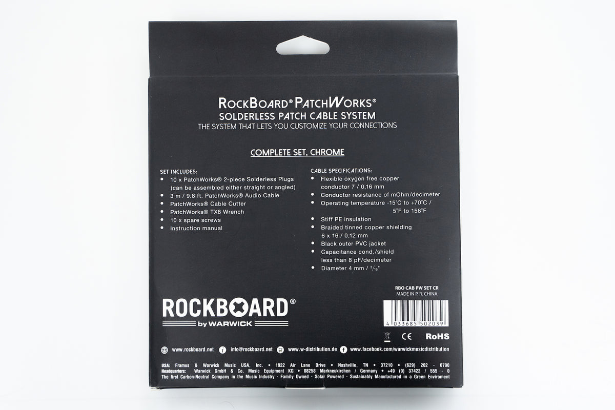 [new] Warwick / ROCKBOARD RBO CAB PW SET CR [yokohama store]
