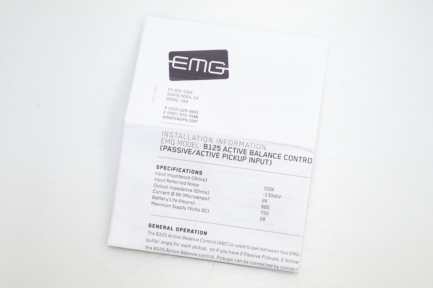 【new】EMG / ABC Active Balance Control【GIB Yokohama】