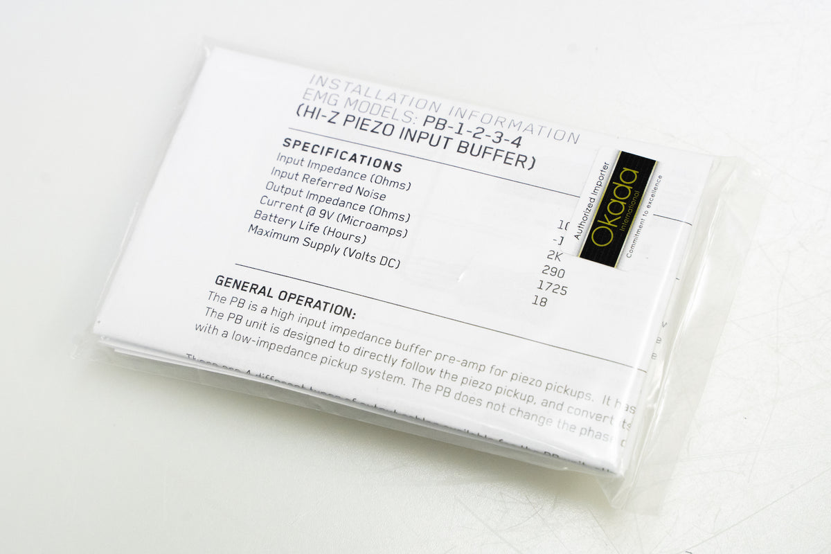 【new】EMG / PB-4 Piezo Buffer【GIB Yokohama】