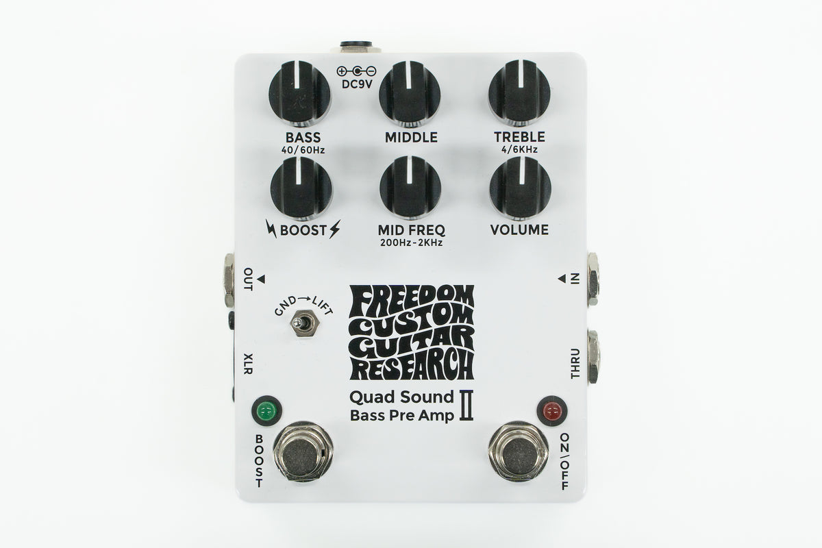 ベース FreedomCustomGuitarResearch Bass Pre AMP new] Freedom Custom Guitar Research / Quad Sound Bass Pre