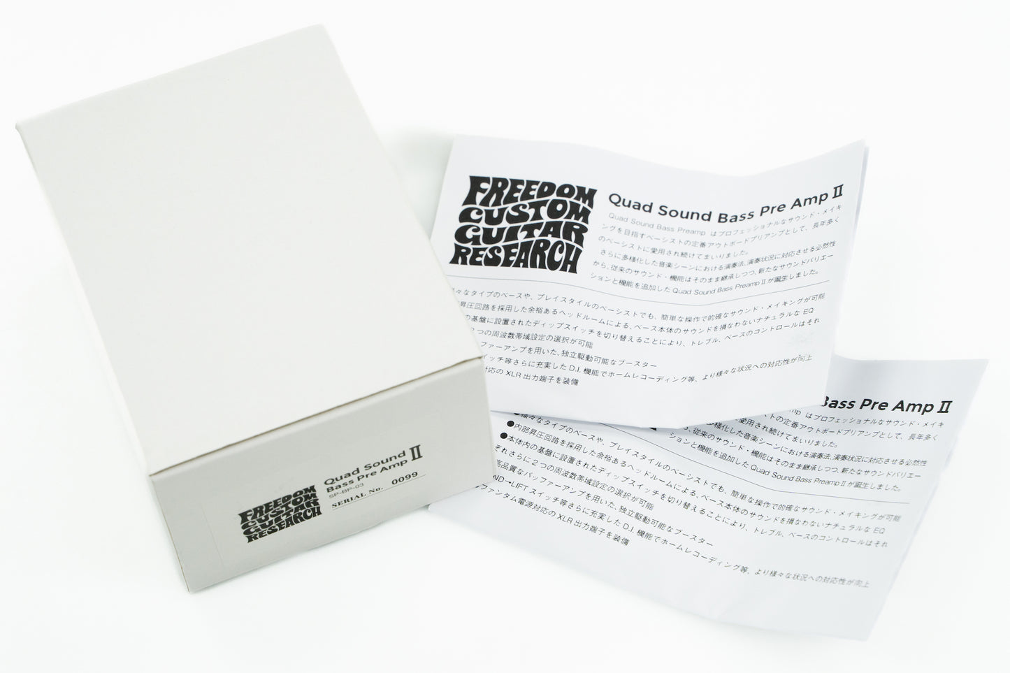 【new】Freedom Custom Guitar Research / Quad Sound Bass Pre Amp II【GIB Yokohama】