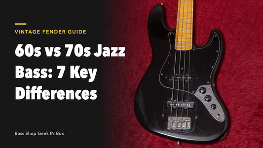 60s vs 70s Fender Jazz Bass: 7 Key Differences in Specs and Tone