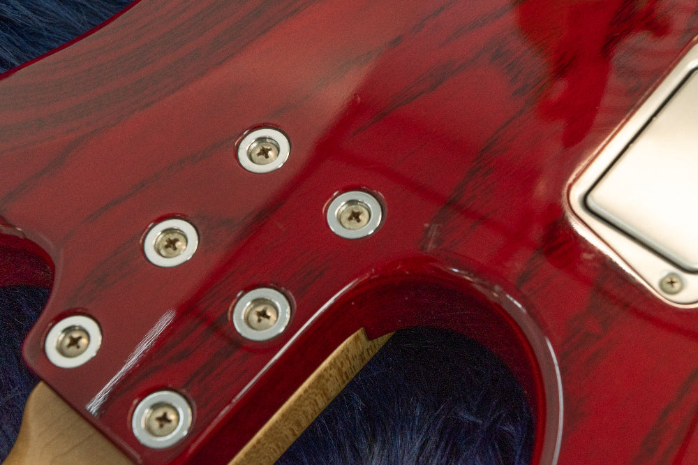 【used】ESP/AP-SL See Thru Red/M 22fret modified 4.245kg #S1307405【GIB Seoul】