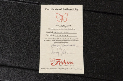 【used】Fodera / imperial 5 Elite Natural 2023 5.020kg #I55372N【Consignment】【GIB Yokohama】