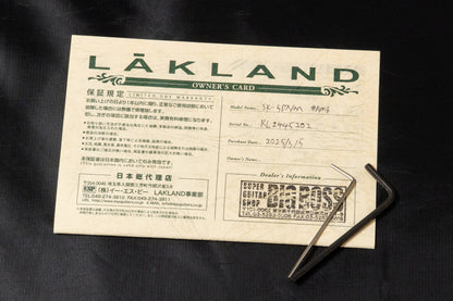 【used】LAKLAND / SK-5DX/M Amber Translucent / Maple FB 2024 4.230kg #KL2445202【GIB Yokohama】