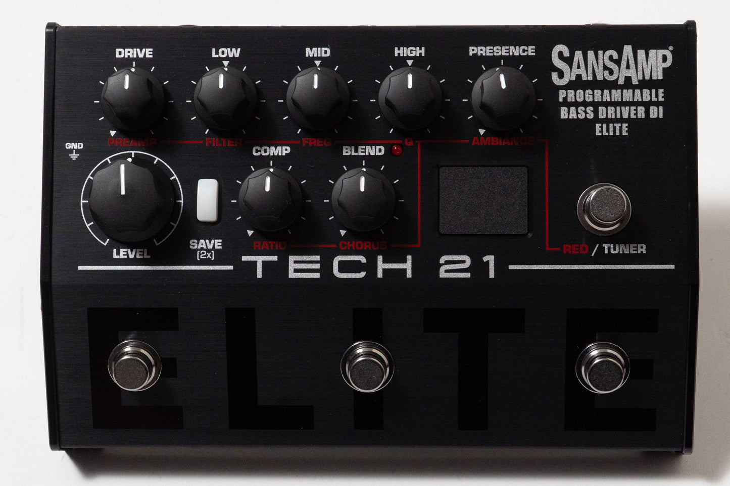 【new】TECH 21 / SansAmp Programmable Bass Driver Elite【GIB Yokohama】