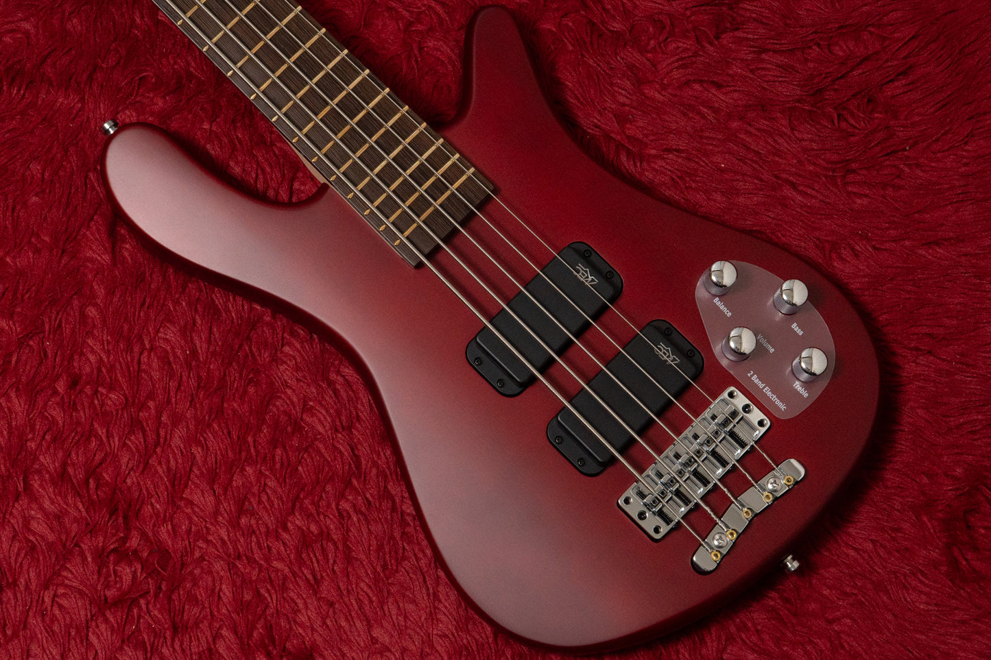 【new】Warwick / Rock Bass Streamer Standard 5 Burgundy Red Transparent 4.255kg #H569098-25【GIB Yokohama】