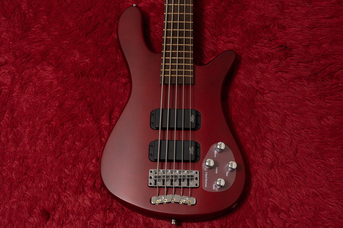 【new】Warwick / Rock Bass Streamer Standard 5 Burgundy Red Transparent 4.255kg #H569098-25【GIB Yokohama】