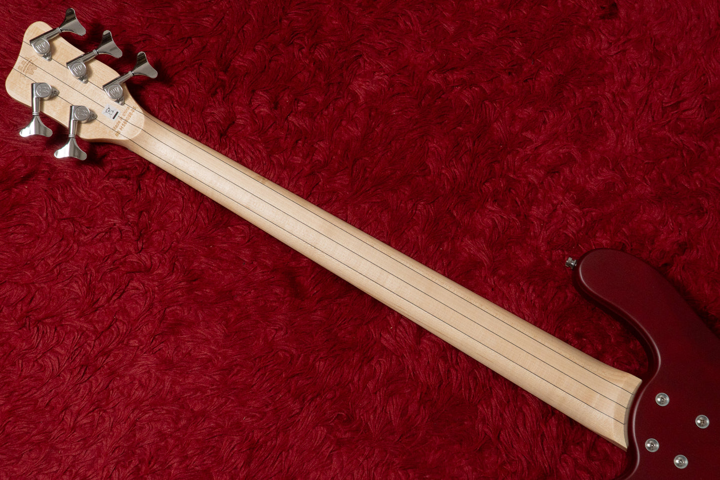 【new】Warwick / Rock Bass Streamer Standard 5 Burgundy Red Transparent 4.255kg #H569098-25【GIB Yokohama】