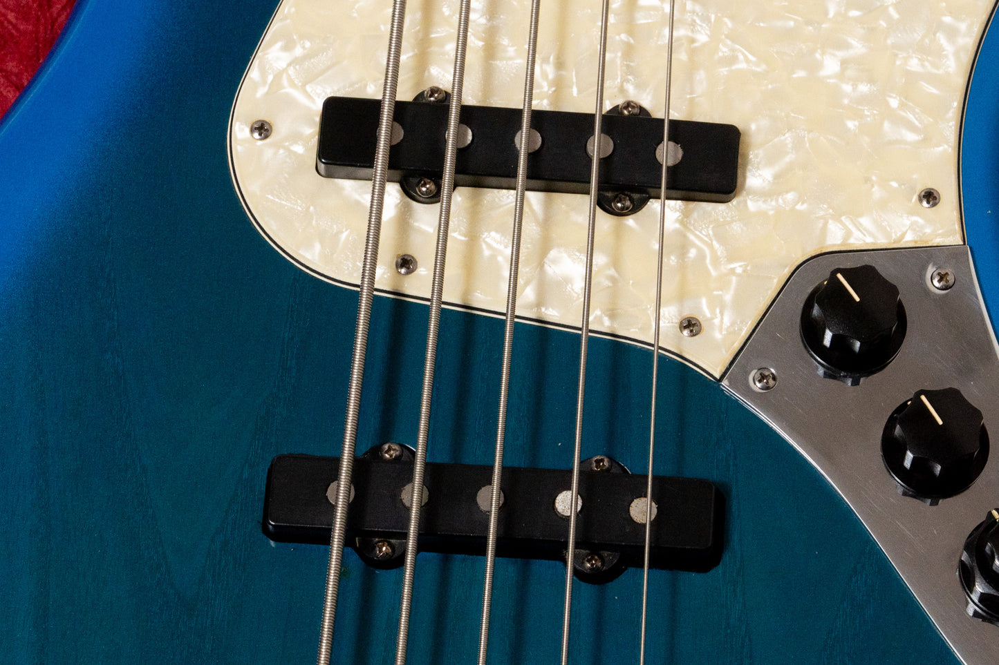 【used】Fender / American Deluxe Jazz Bass V Blue Burst 1997 4.255kg #N7249130【Consignment】【GIB Yokohama】