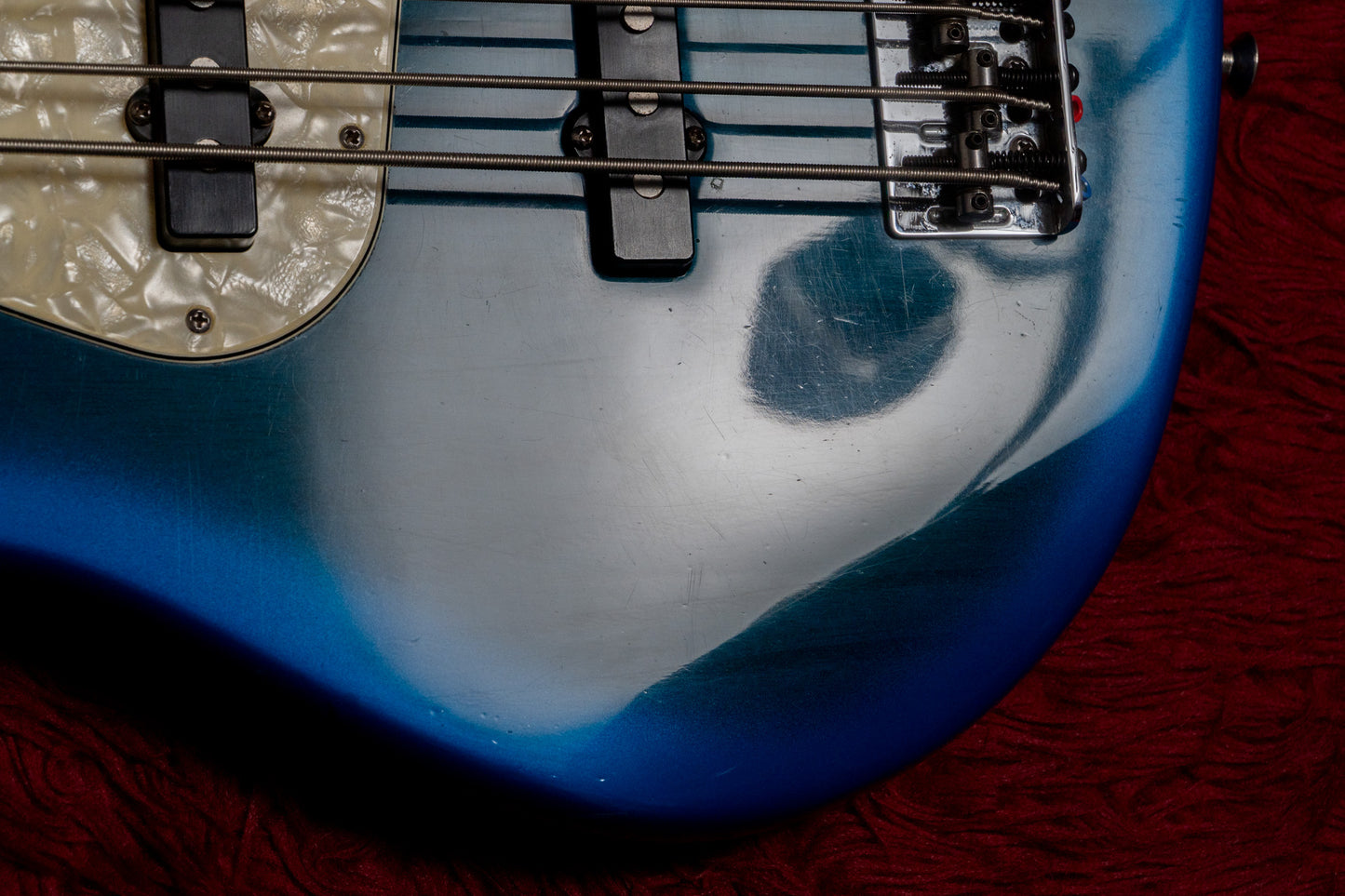 【used】Fender / American Deluxe Jazz Bass V Blue Burst 1997 4.255kg #N7249130【Consignment】【GIB Yokohama】