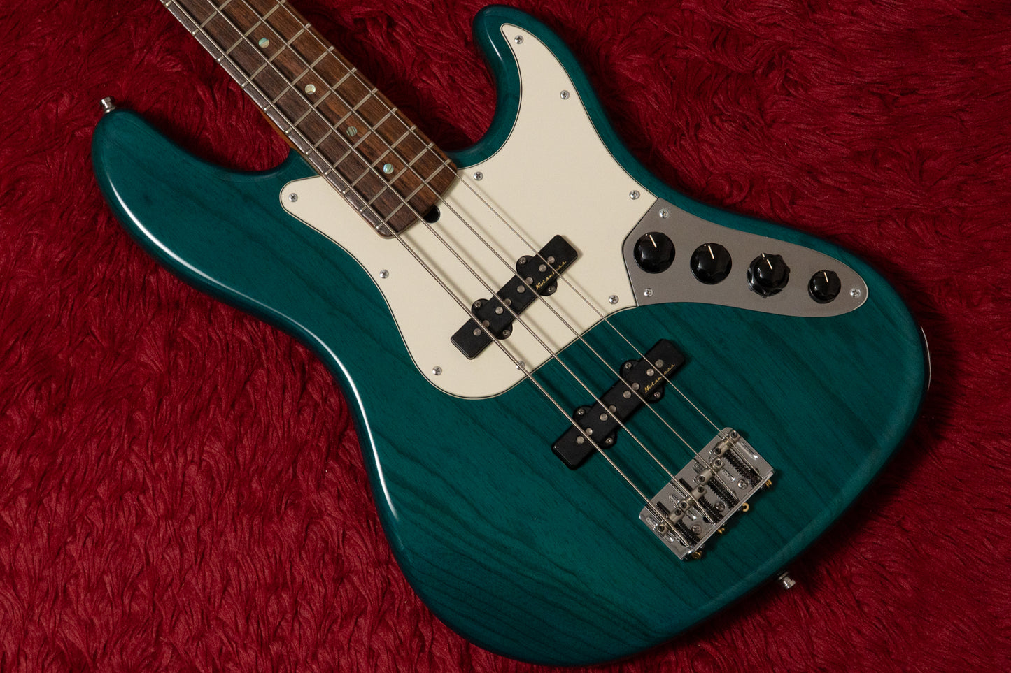 【used】Fender / American Deluxe Jazz Bass Teal Green Transparent 2002 3.670kg #DZ1148520【GIB Yokohama】