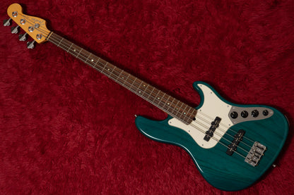 【used】Fender / American Deluxe Jazz Bass Teal Green Transparent 2002 3.670kg #DZ1148520【GIB Yokohama】
