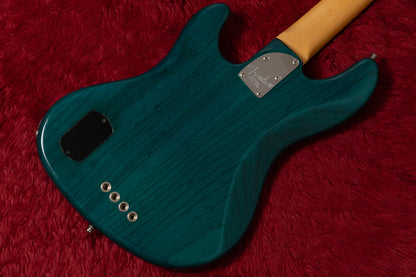 【used】Fender / American Deluxe Jazz Bass Teal Green Transparent 2002 3.670kg #DZ1148520【GIB Yokohama】