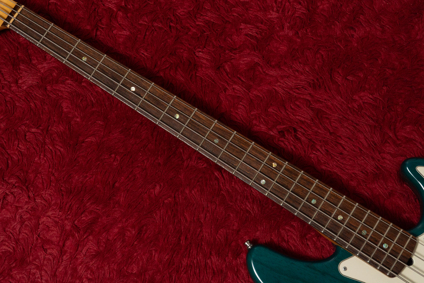 【used】Fender / American Deluxe Jazz Bass Teal Green Transparent 2002 3.670kg #DZ1148520【GIB Yokohama】