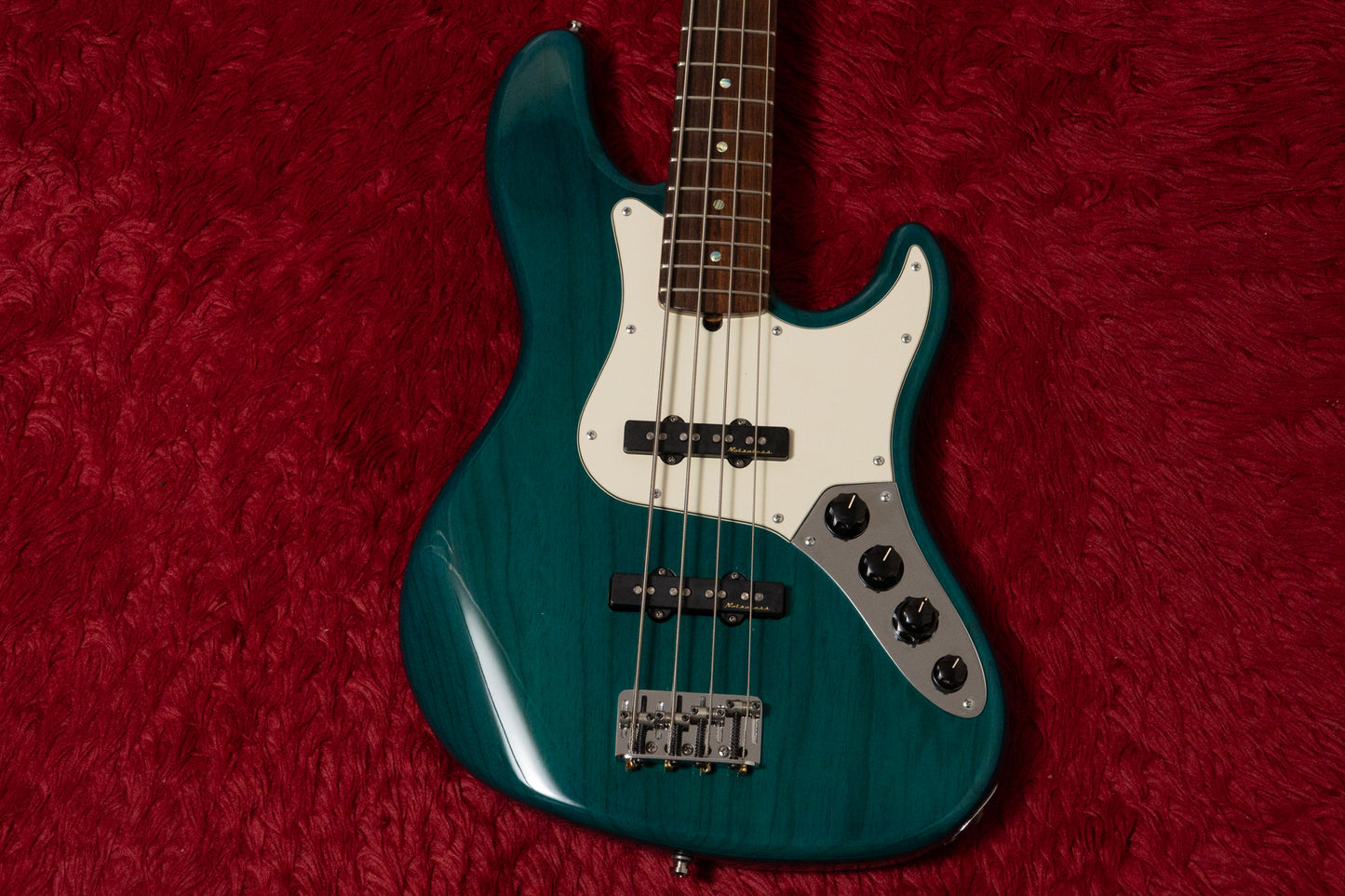 【used】Fender / American Deluxe Jazz Bass Teal Green Transparent 2002 3.670kg #DZ1148520【GIB Yokohama】