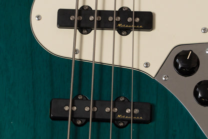 【used】Fender / American Deluxe Jazz Bass Teal Green Transparent 2002 3.670kg #DZ1148520【GIB Yokohama】